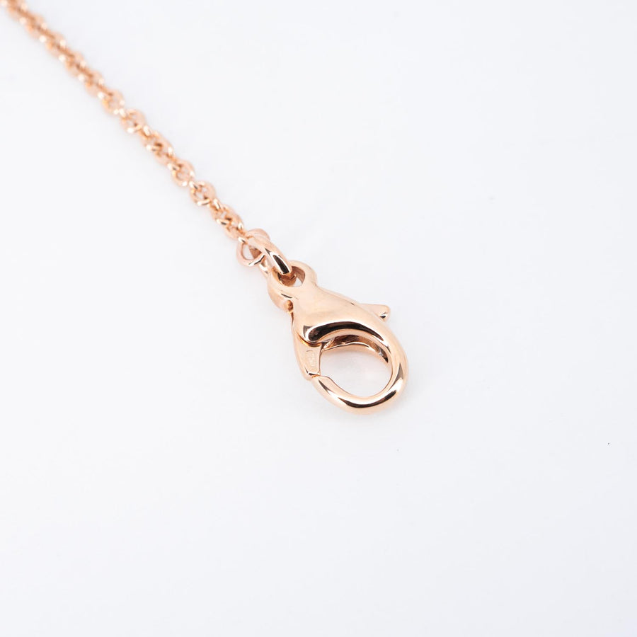 สร้อยและจี้ Bvlgari B.zero1 necklace and pendant 18K Rose Gold Size 38.5/41/43.5/46cm.# (Used) #vrbvnlim 7097