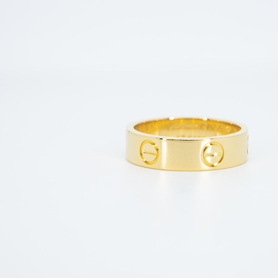 แหวน Cartier Love Ring 18K Yellow Gold Size 56# (Used) #vrcar 7185