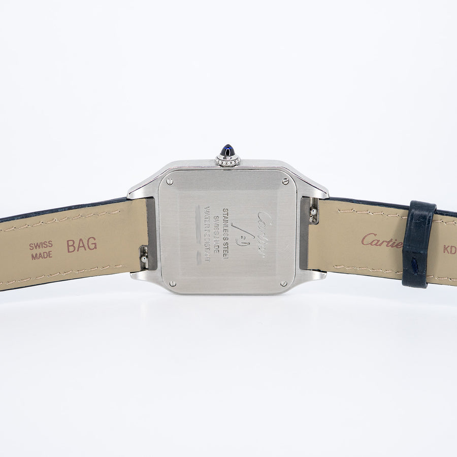 นาฬิกา Cartier Santos-Dumont watch, large model, high autonomy quartz movement Stainless Steel Size L# (Used) #vrcaw 7228