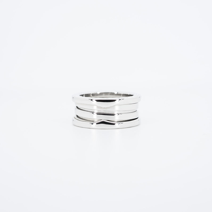 แหวน Bvlgari B.zero1 3band Ring 18K White Gold Size 54# (Used) #vrbvr 7240