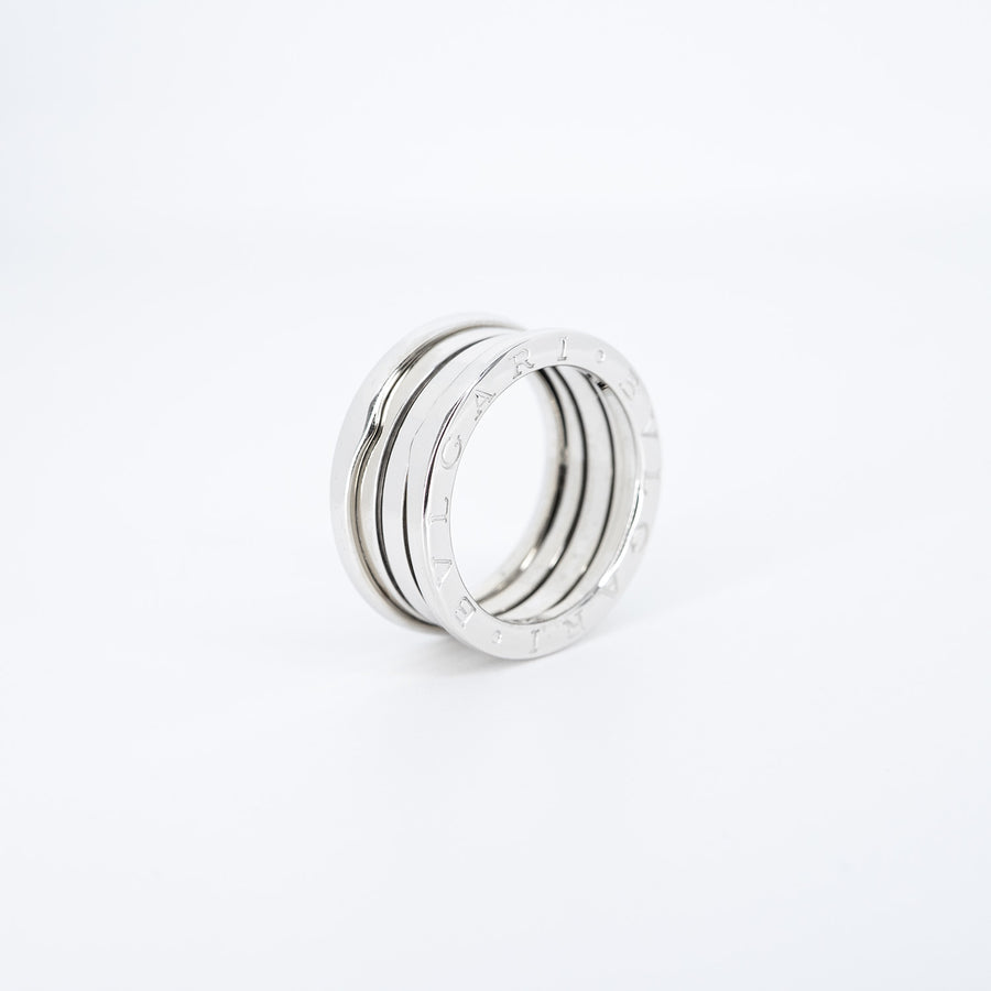 แหวน Bvlgari B.zero1 3band Ring 18K White Gold Size 54# (Used) #vrbvr 7240
