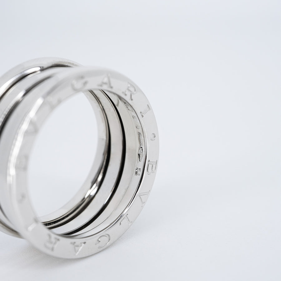 แหวน Bvlgari B.zero1 3band Ring 18K White Gold Size 54# (Used) #vrbvr 7240