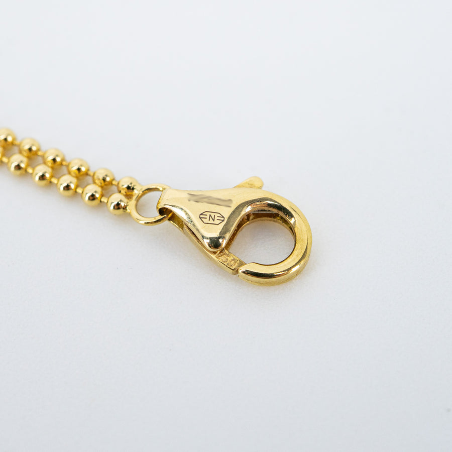 สร้อยและจี้ Cartier Trinity Pendant, medium model, diamonds 18K 3 Colors Size 38-42 cm.# (Used) #vrcanl 7253