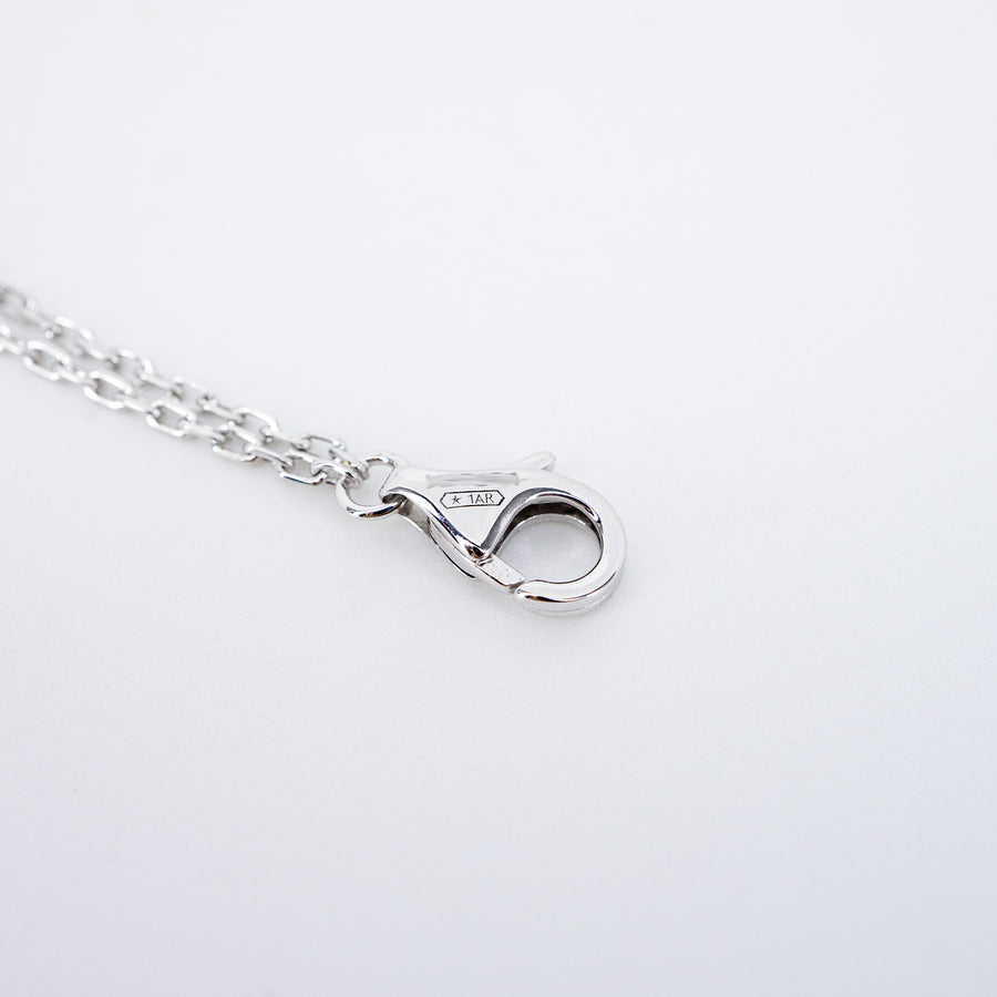 สร้อยและจี้ Cartier Baby Love 3Pendant with Double chain Necklace, Black Ceramic 18K White Gold Size 42-45cm.# (Used) #vrcanlimt 7248