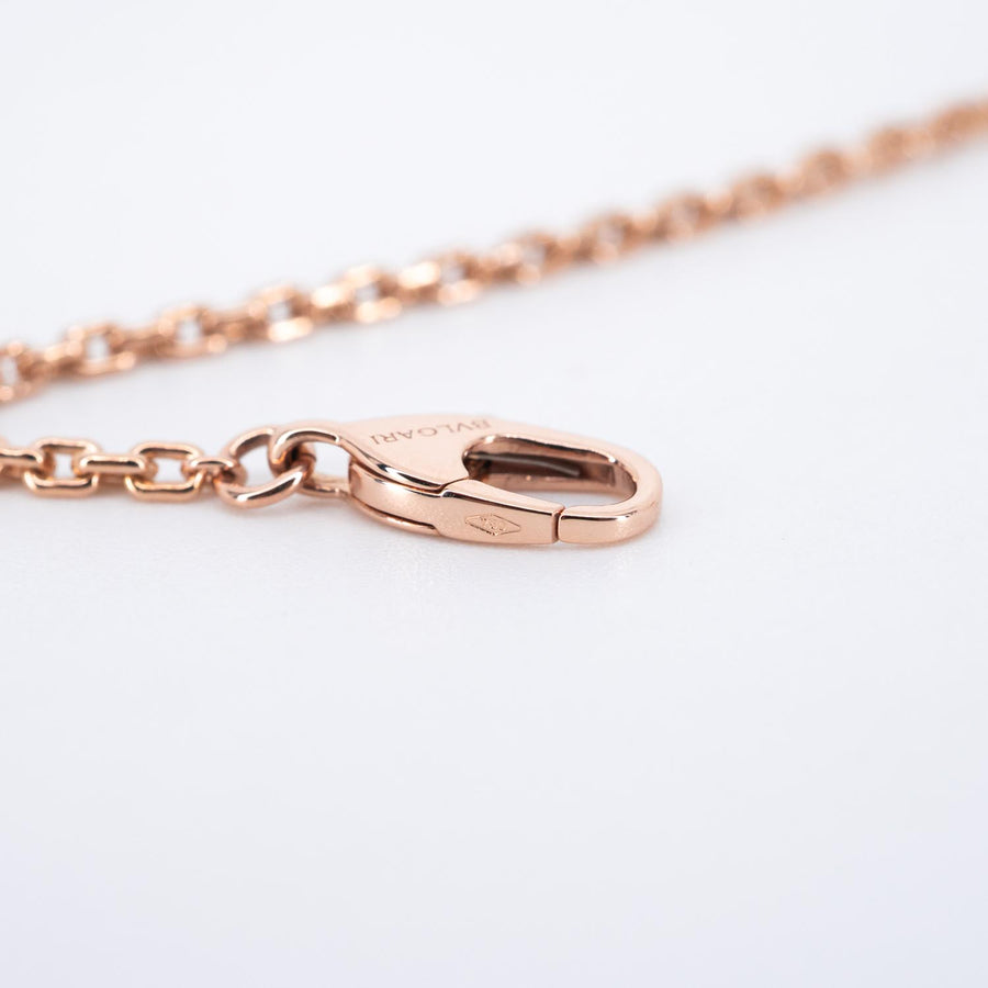 **Hold k.Boom**สร้อยและจี้ Bvlgari B.zero1 Rock necklace with studded spiral, black ceramic 18K Rose Gold Size 38/41.5/45cm.# (Used) #vrbvnl 7276