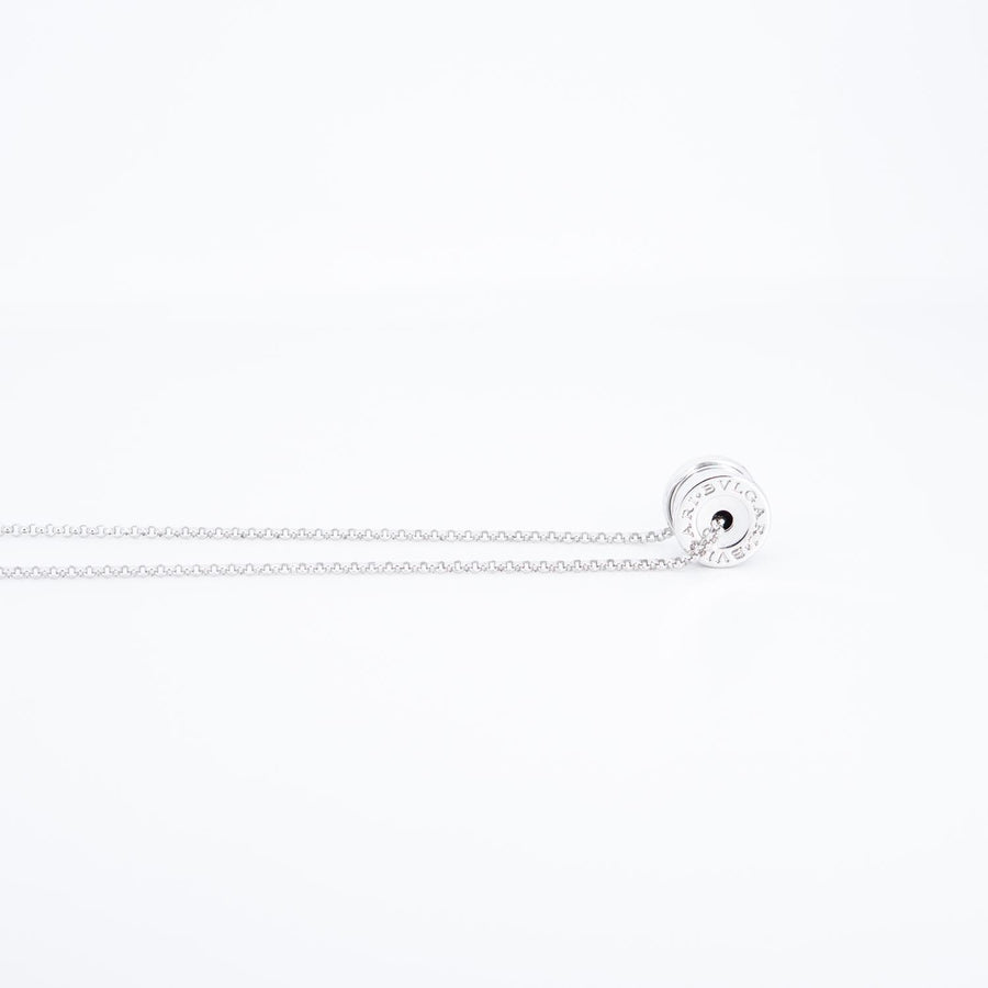 **Hold K.Lea**สร้อยและจี้ Bvlgari B.zero1 mini necklace 18K White Gold Size 38/41/44cm.# (Used) #vrbvnl 7255