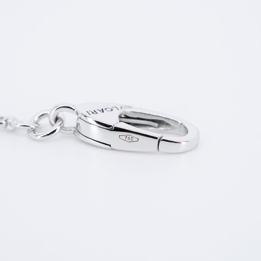 **Hold K.Lea**สร้อยและจี้ Bvlgari B.zero1 mini necklace 18K White Gold Size 38/41/44cm.# (Used) #vrbvnl 7255
