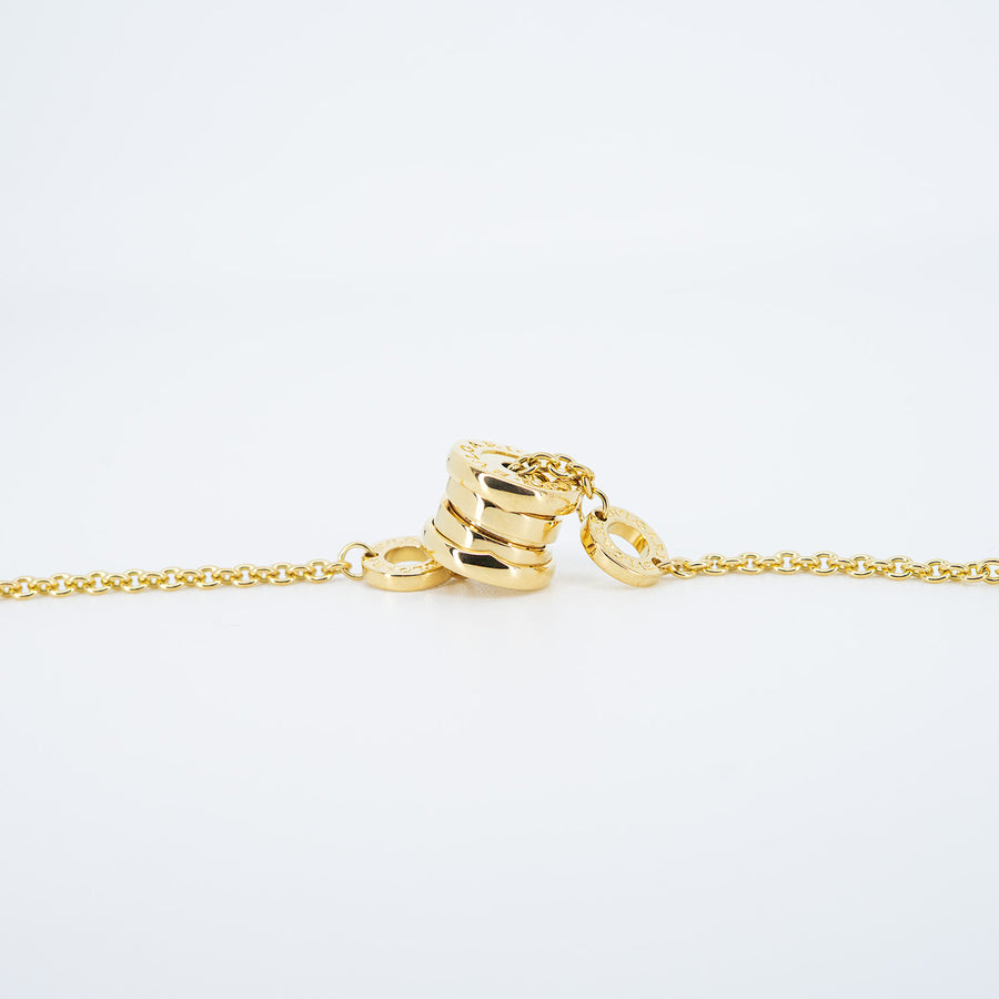 สร้อยข้อมือ Bvlgari B.zero1 mini bracelet 18K Yellow Gold Size 17.5-20cm.# (Used) #vrbvb 7252