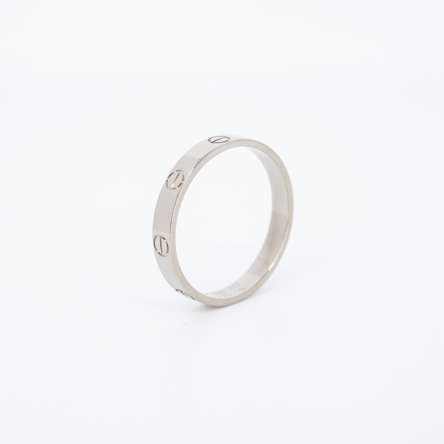 แหวน Cartier Love band 18K White Gold Size 63# (Used) #vrcar 7260