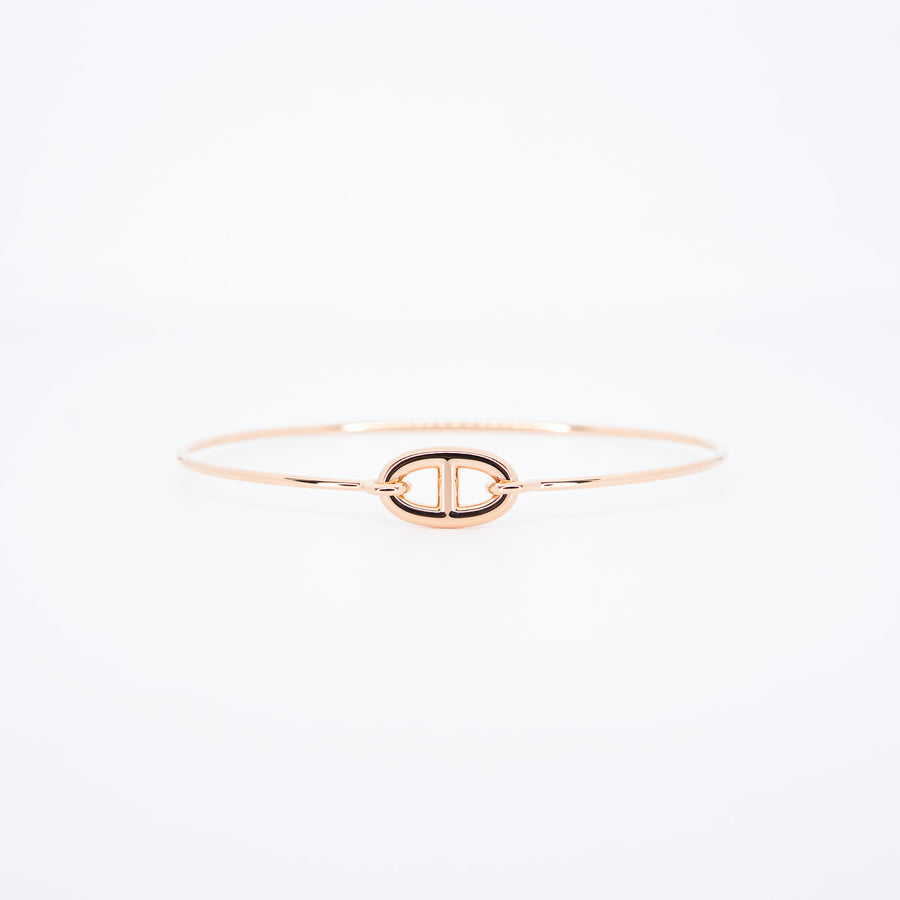 กำไลข้อมือ Hermes Farandole bracelet, Small Model 18K Rose Gold Size SH# (Used) #vrhebimt 7263