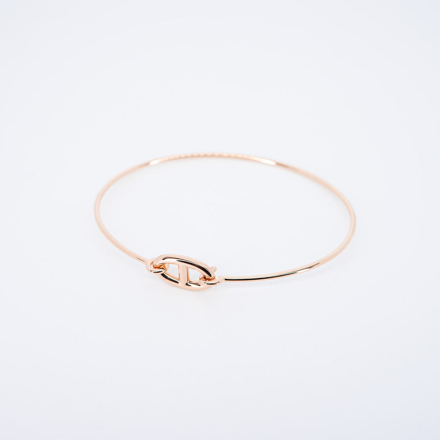 กำไลข้อมือ Hermes Farandole bracelet, Small Model 18K Rose Gold Size SH# (Used) #vrhebimt 7263