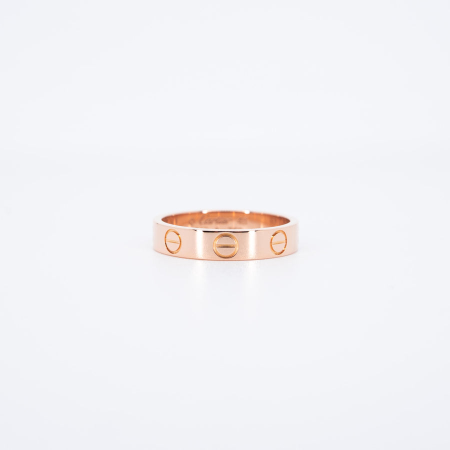 แหวน Cartier Love band 18K Rose Gold Size 48# (Used) #vrcar 7277