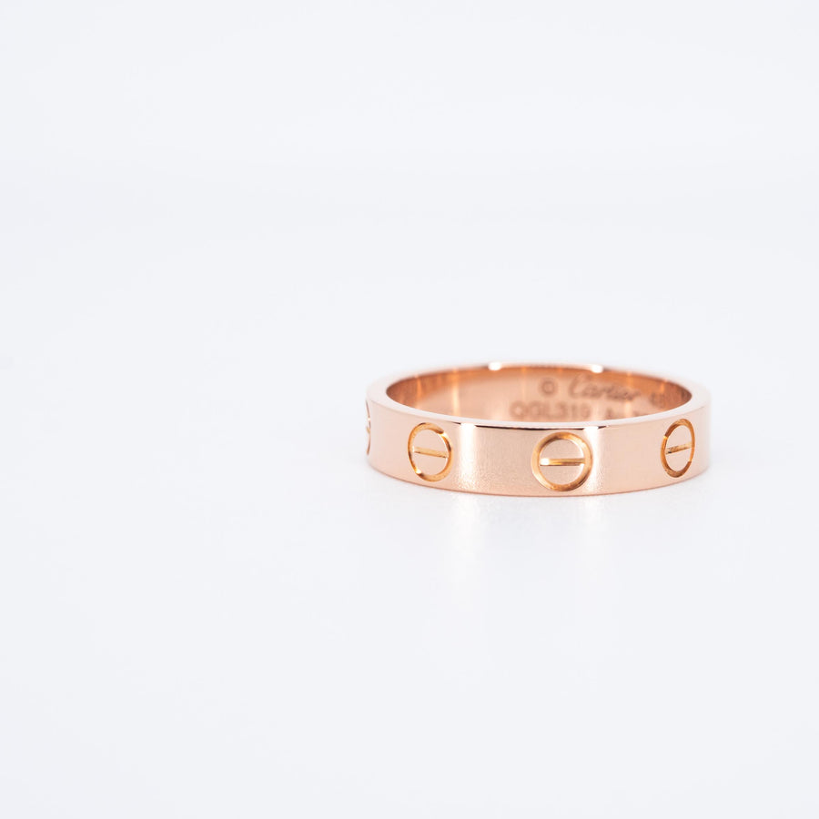 แหวน Cartier Love band 18K Rose Gold Size 48# (Used) #vrcar 7277