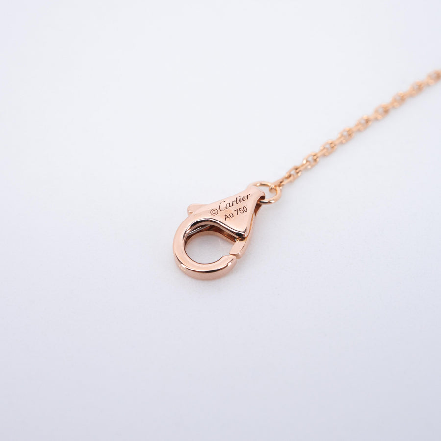 สร้อยข้อมือ Cartier D'Amour Bracelet with diamond, mini model 18K Rose Gold Size 16.5-18cm.# (Used) #vrcab 7272