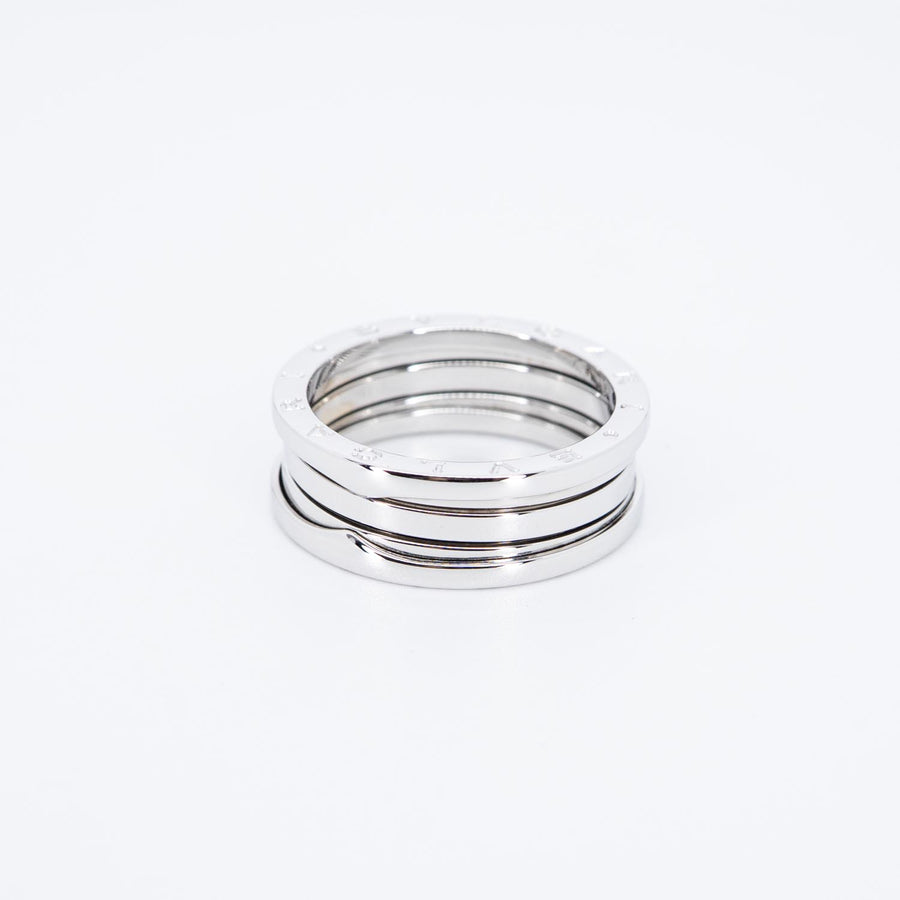แหวน Bvlgari B.zero1 2band Ring 18K White Gold Size 65# (Used) #vrbvrimt 7288