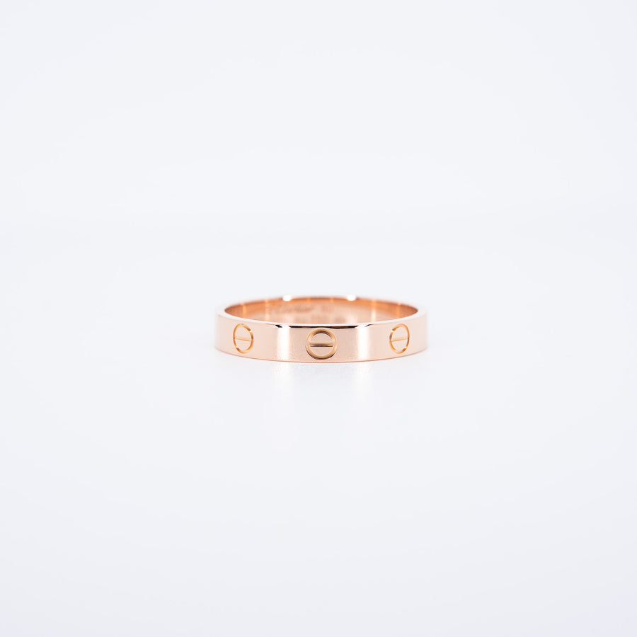 แหวน Cartier Love band 18K Rose Gold Size 60# (Used) #vrcarimt 7291