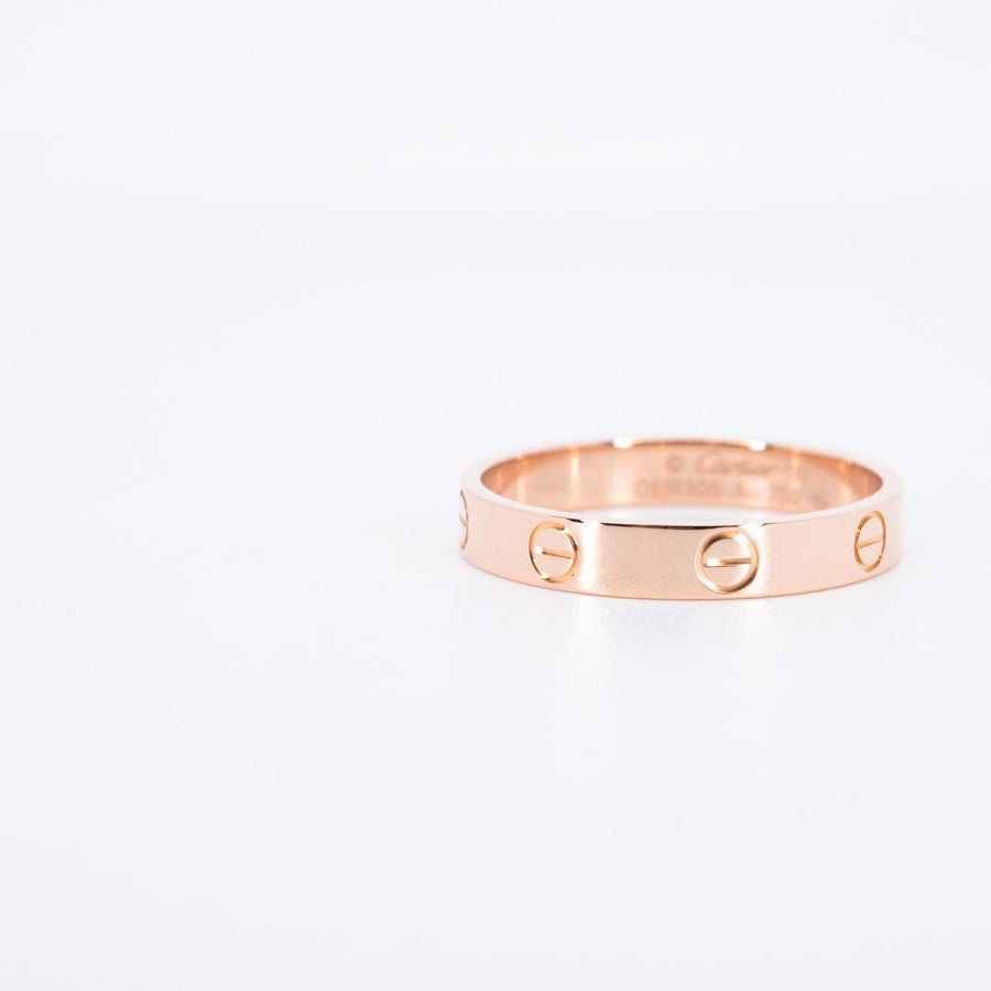 แหวน Cartier Love band 18K Rose Gold Size 60# (Used) #vrcarimt 7291