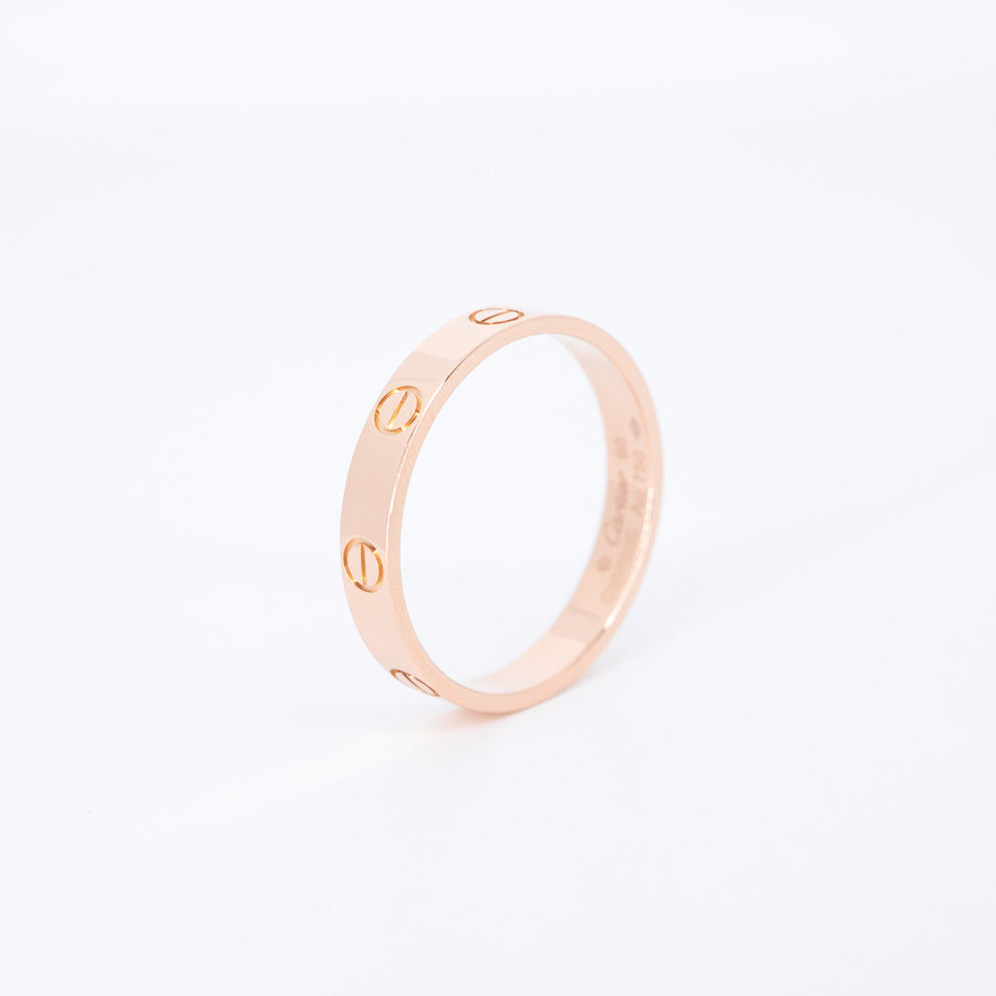 แหวน Cartier Love band 18K Rose Gold Size 60# (Used) #vrcarimt 7291