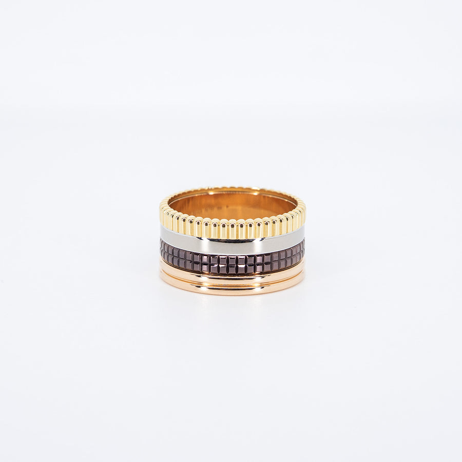 แหวน Boucheron Quatre Classique Large Ring 3Colors Size 62# (Used) #vrbor 7306