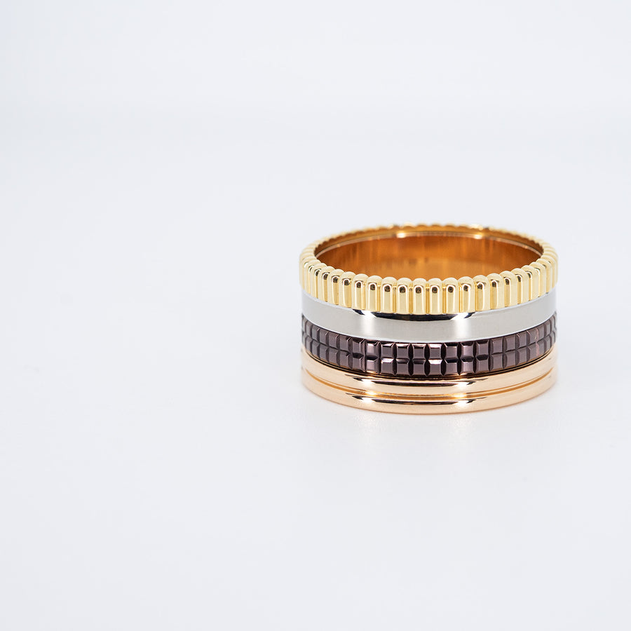 แหวน Boucheron Quatre Classique Large Ring 3Colors Size 62# (Used) #vrbor 7306