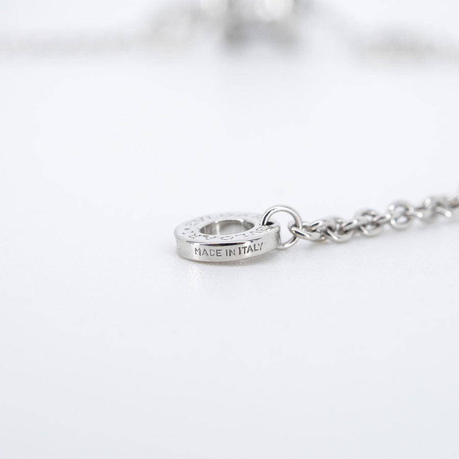 สร้อยข้อมือ Bvlgari B.zero1 mini bracelet with pavé diamonds 18K White Gold Size SM# (Used) #vrbvb 7310