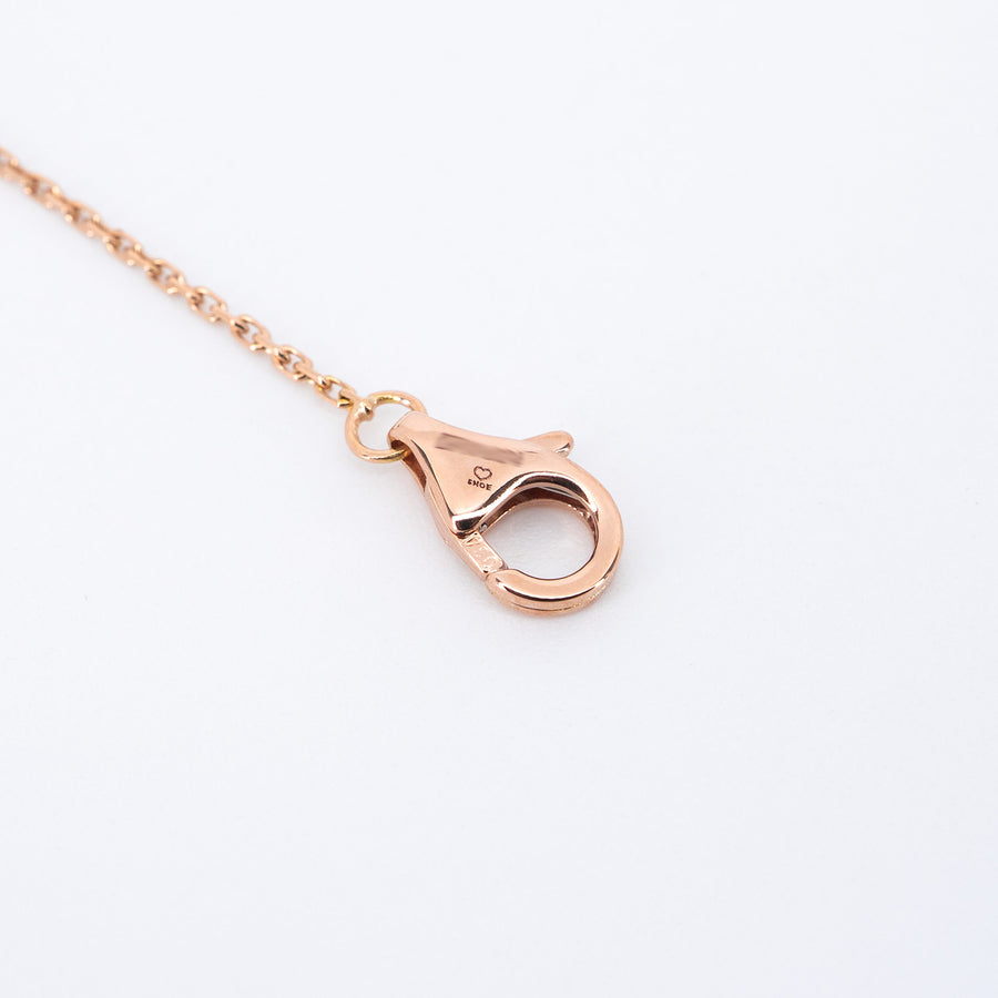 สร้อยและจี้ Cartier Trinity pendant, 1 diamond 18K 3 Colors Size 38-40.5cm.# (Used) #vrcanlimt 7312