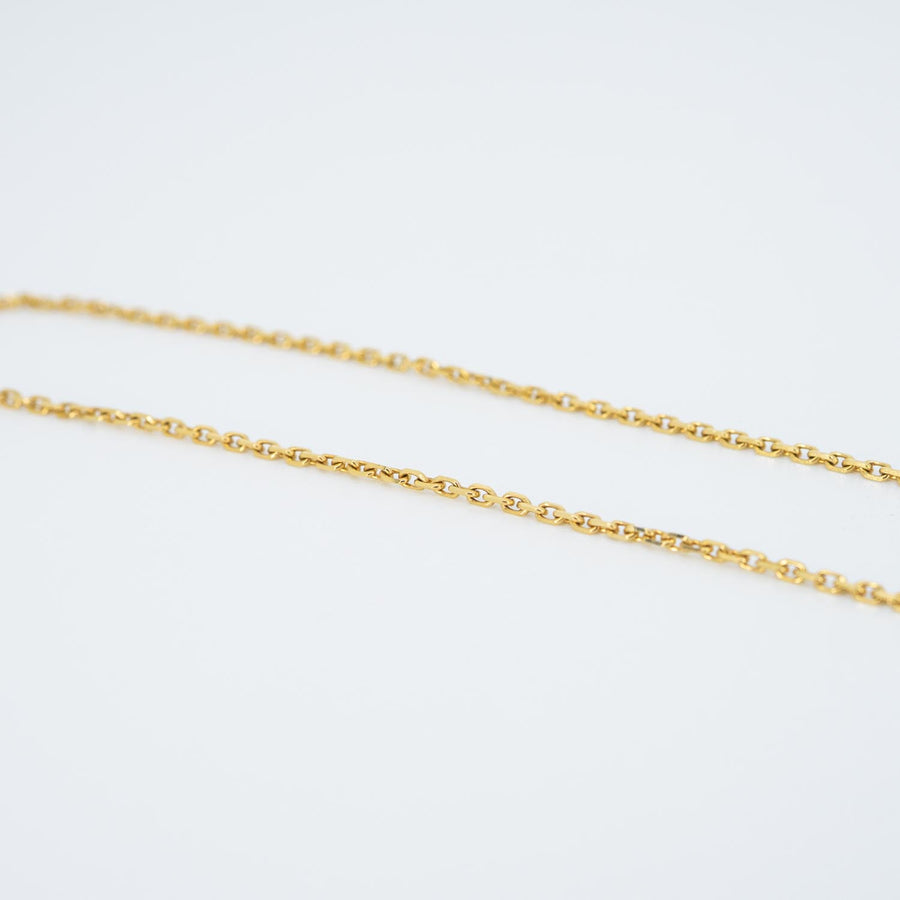 สร้อยและจี้ Van Cleef & Arpels Vintage Alhambra pendant, Mother-of-Pearl 18K Yellow Gold Size 37.5-42cm.# (Used) #vrvanl 7305