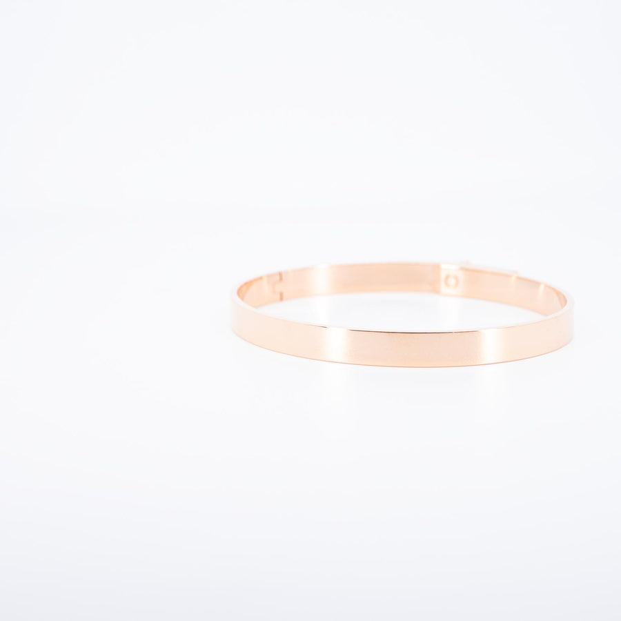 กำไลข้อมือ Hermes Kelly bracelet, small model 18K Rose Gold Size SH# (Used) #vrhe 0930