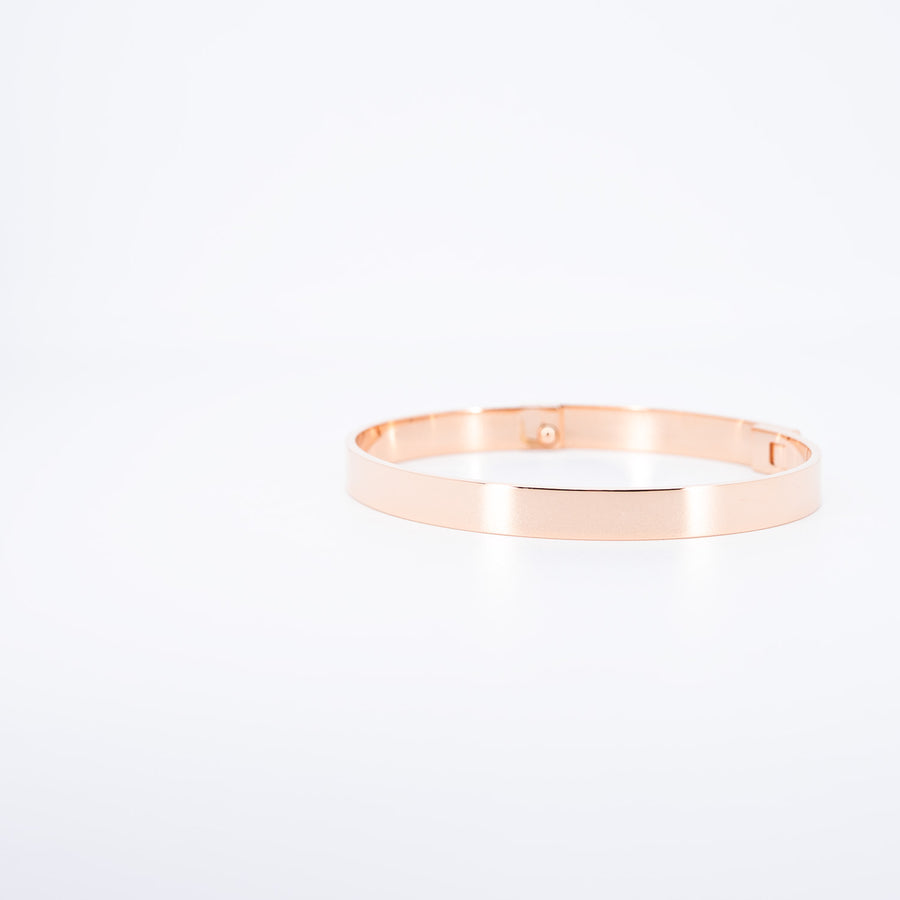 สร้อยข้อมือ Hermes Collier de chien bracelet, small model 18K Rose Gold Size SH# (Used) #vrhe 0929
