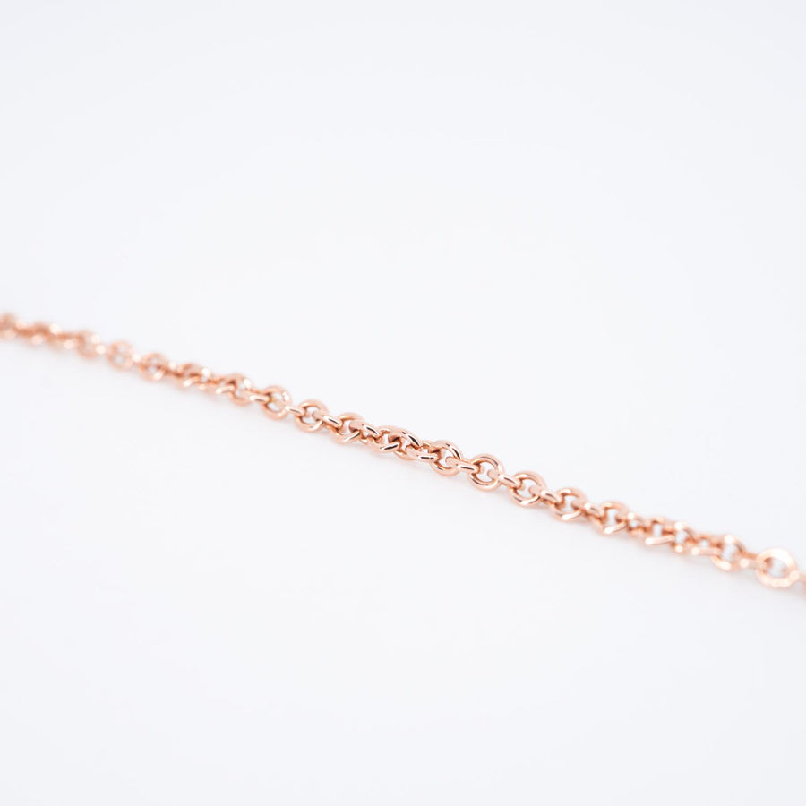 สร้อยข้อมือ Cartier Love bracelet, on chain (baby love) 18K Rose Gold Size 14.5cm.# (Used) #vrcab 7297