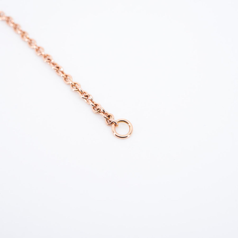 สร้อยข้อมือ Cartier Love bracelet, on chain (baby love) 18K Rose Gold Size 14.5cm.# (Used) #vrcab 7297