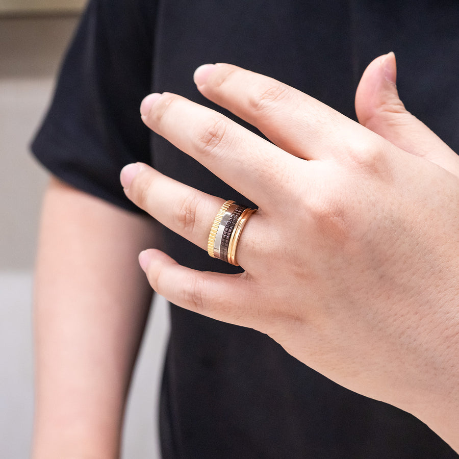 แหวน Boucheron Quatre Classique Large Ring 3Colors Size 62# (Used) #vrbor 7306