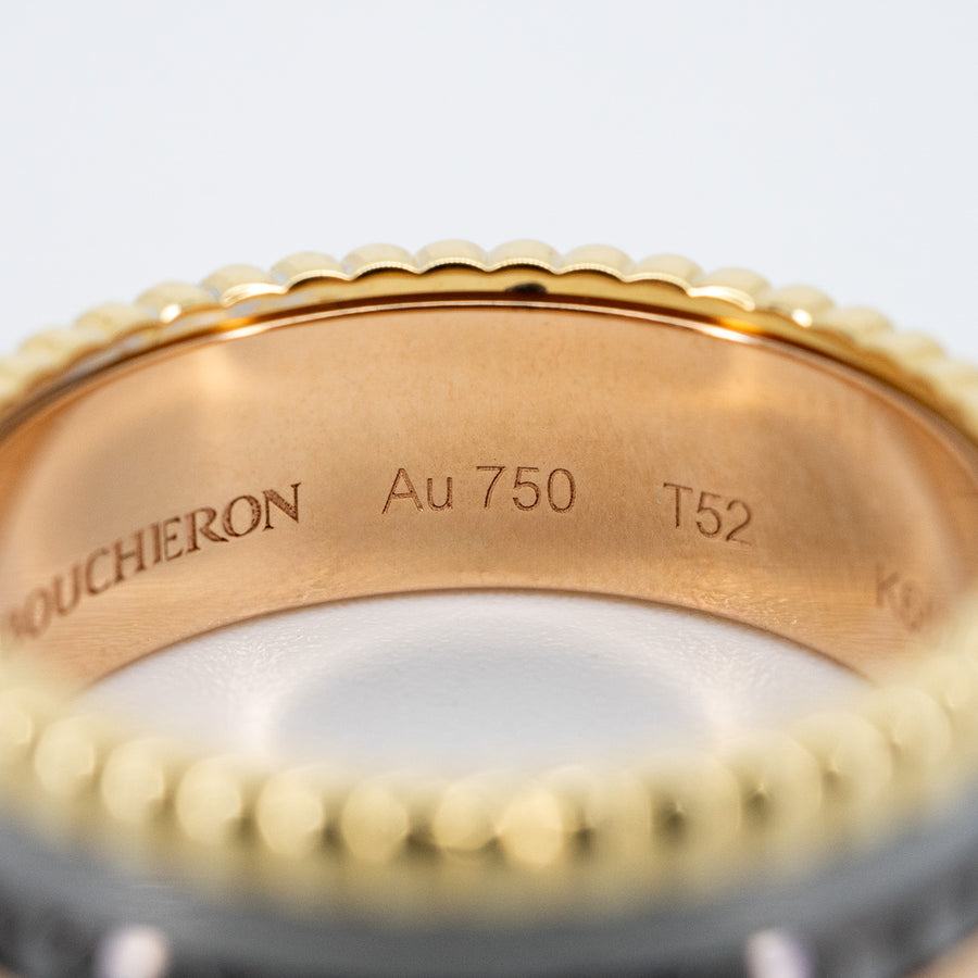 แหวน Boucheron Quatre Classique Small Ring 3 Colors Size 52# (Used) #vrborimt 7302