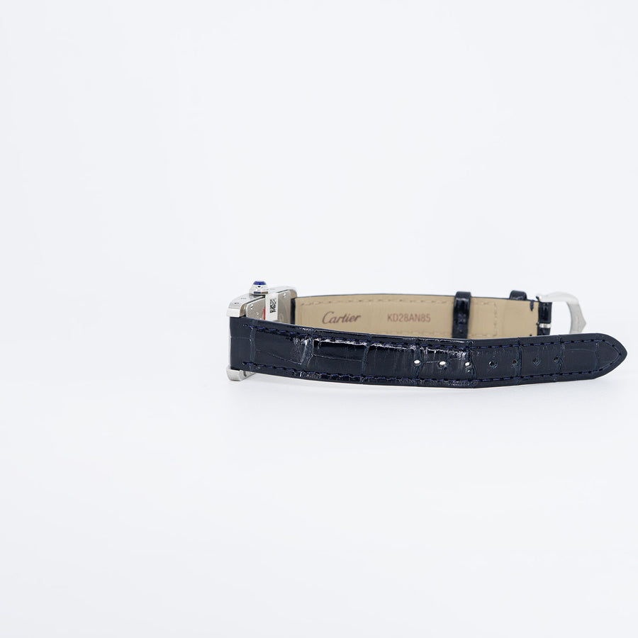 Cartier Tank Americaine watch, Small model, quartz movement, steel case Size S# (Used) #vrcaw 7339