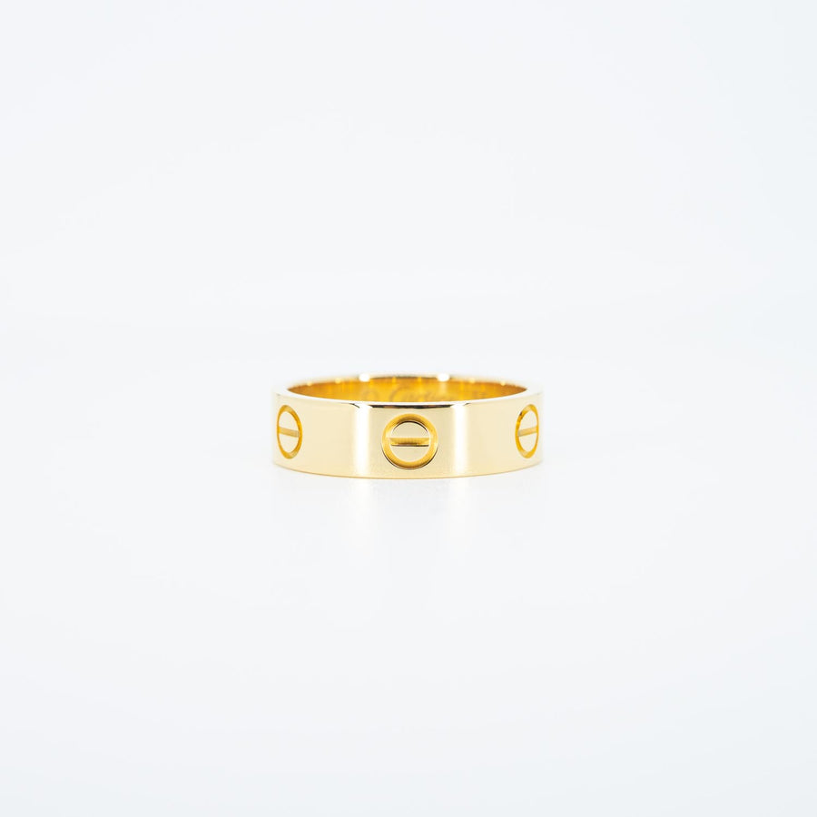 แหวน Cartier Love Ring 18K Yellow Gold Size 56# (Used) #vrcarimt 7336