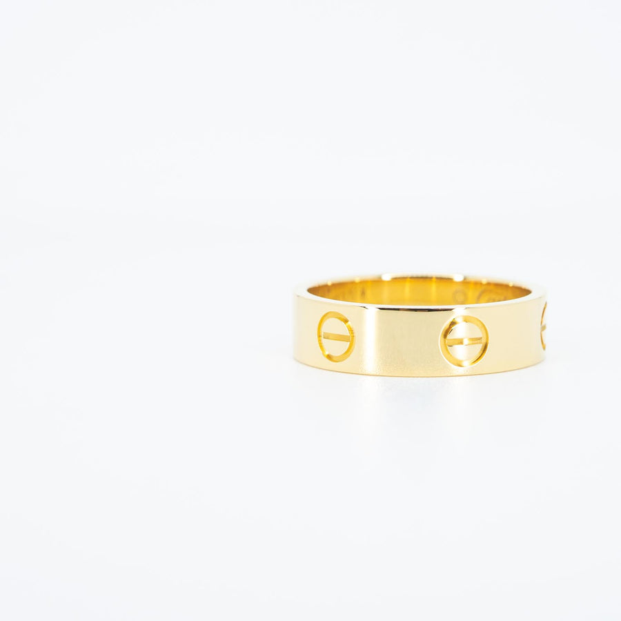 แหวน Cartier Love Ring 18K Yellow Gold Size 56# (Used) #vrcarimt 7336