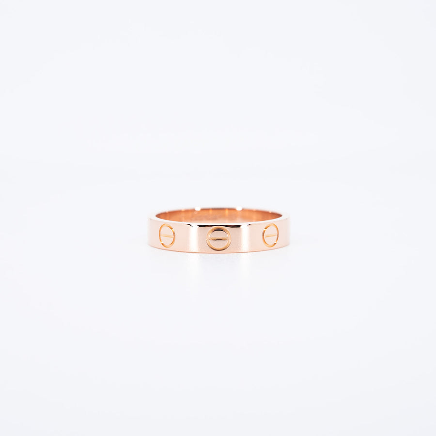 แหวน Cartier Love band 18K Rose Gold Size 49# (Used) #vrcarimt 7337