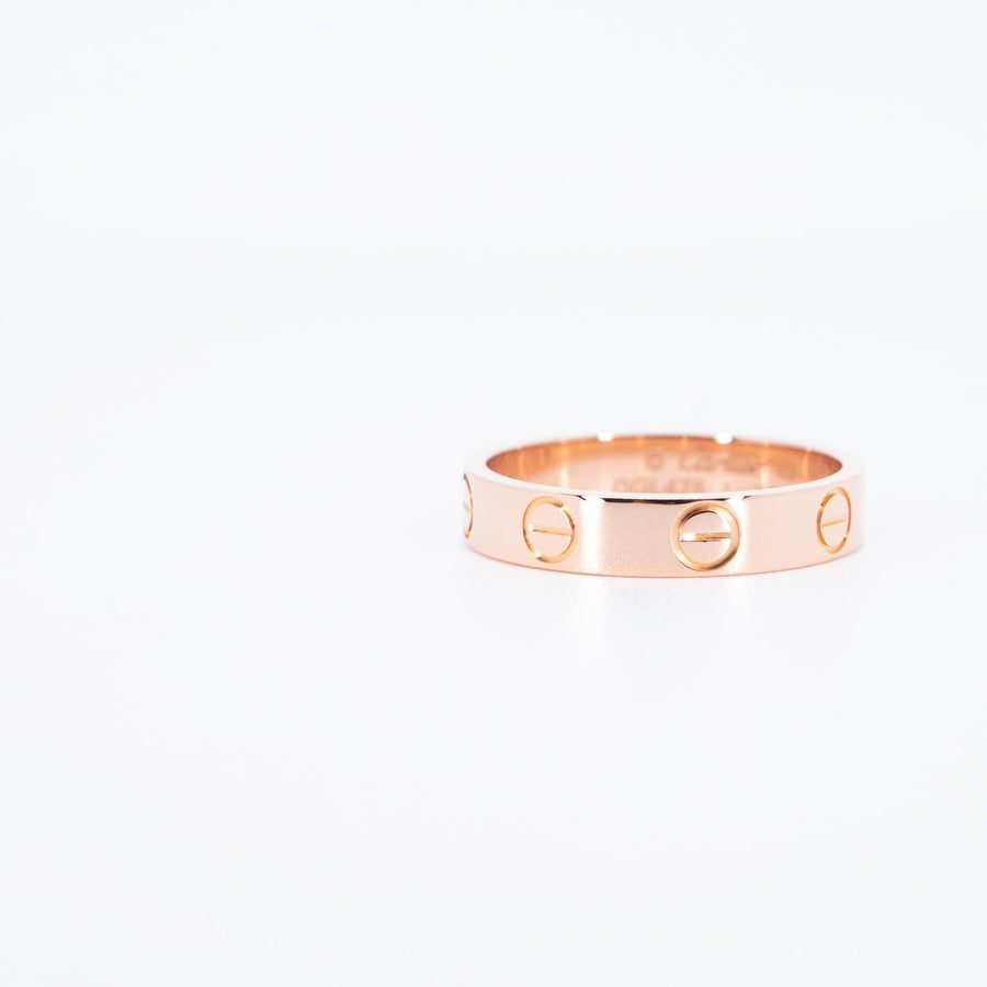 แหวน Cartier Love band 18K Rose Gold Size 49# (Used) #vrcarimt 7337