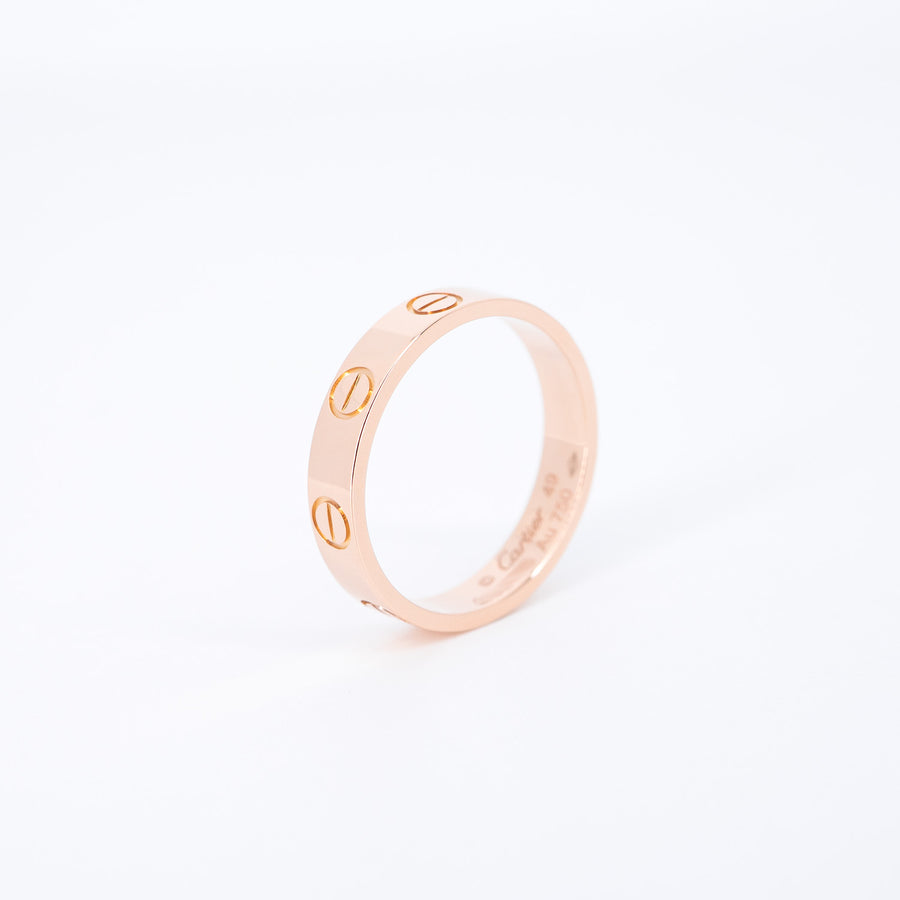 แหวน Cartier Love band 18K Rose Gold Size 49# (Used) #vrcarimt 7337