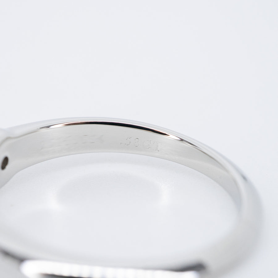 แหวน Tiffany & Co. The Tiffany Setting Solitaire Ring 0.58 ct. GVS1 Platinum950 Size 52# (Used) #vrti 0939