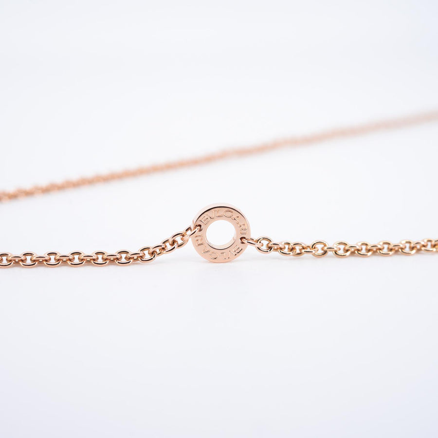 สร้อยและจี้ Bvlgari B.zero1 necklace and pendant 18K Rose Gold Size 37/41/45cm.# (Used) #vrbvnlimt 7328