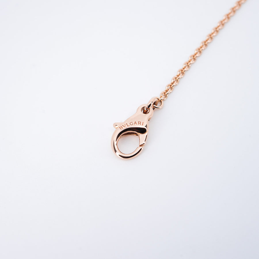 สร้อยและจี้ Bvlgari B.zero1 necklace and pendant 18K Rose Gold Size 37/41/45cm.# (Used) #vrbvnlimt 7328