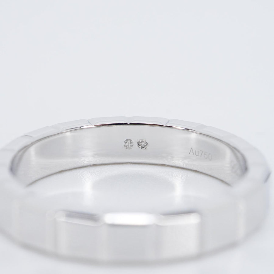 แหวน Chopard Ice cube ring with diamond 18K White Gold Size 57# (Used) #vrchorimt 7347