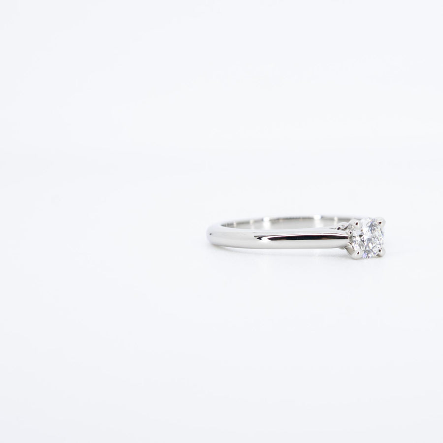 แหวน Cartier 1895 Solitaire ring 0.30ct E VS1 Platinum950 Size 51# (Used) #vrcarimt 7343