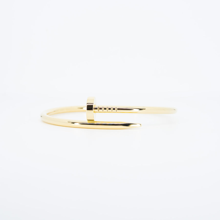 กำไลข้อมือ Cartier Juste Un Clou Bracelet 18K Yellow Gold Size 17# (Used) #vrcab 7357