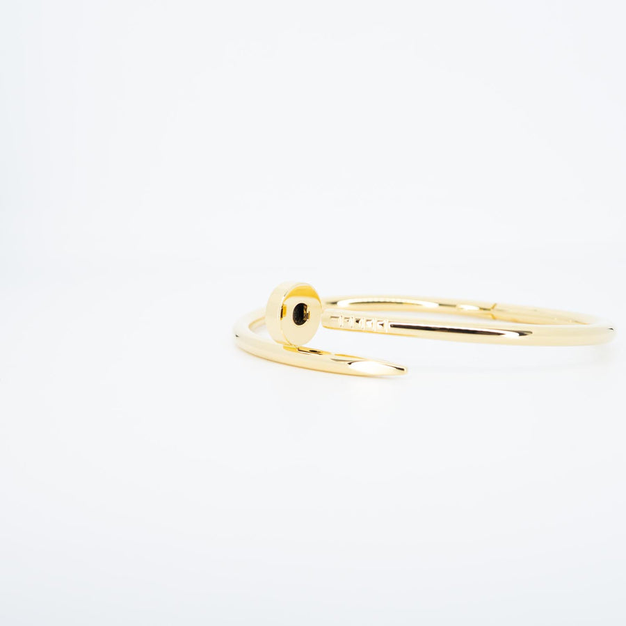 กำไลข้อมือ Cartier Juste Un Clou Bracelet 18K Yellow Gold Size 17# (Used) #vrcab 7357