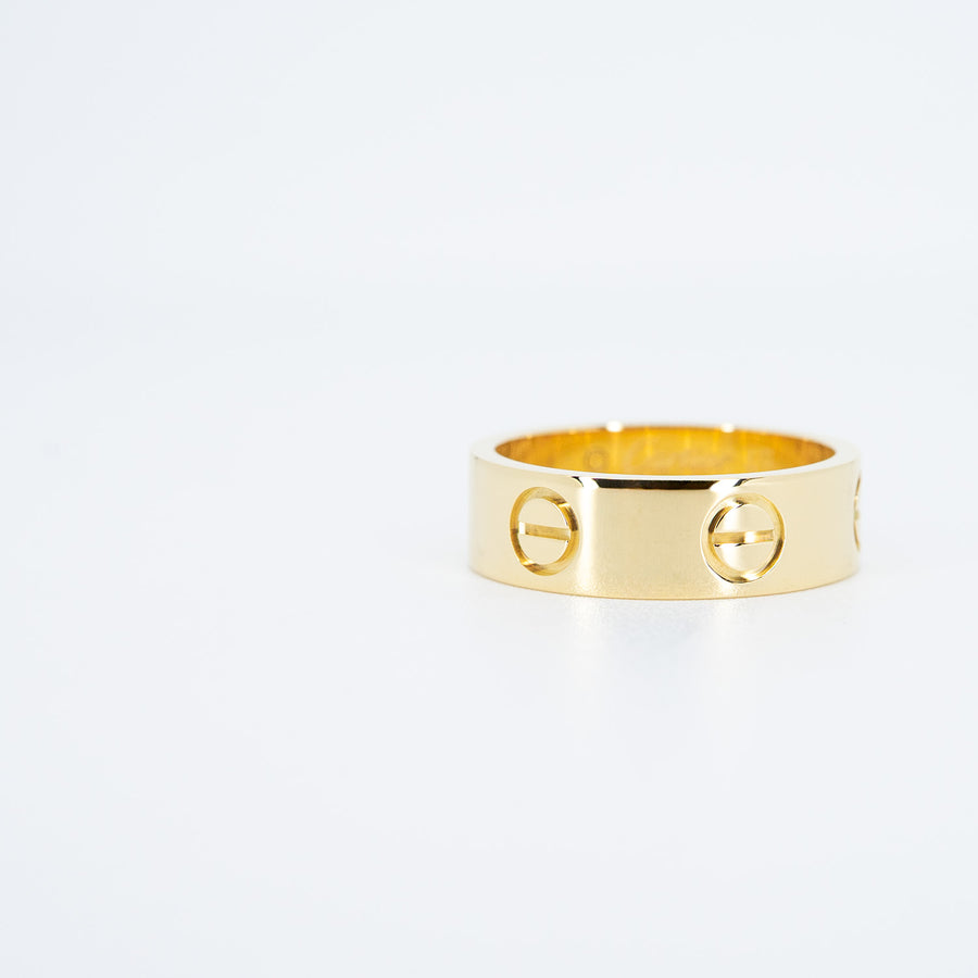 แหวน Cartier Love Ring 18K Yellow Gold Size 49# (Used) #vrcarimt 7354