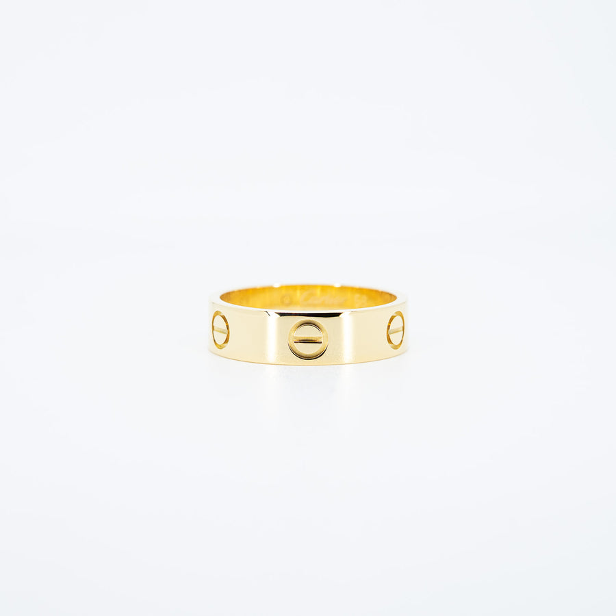 แหวน Cartier Love Ring 18K Yellow Gold Size 58# (Used) #vrcarimt 7353