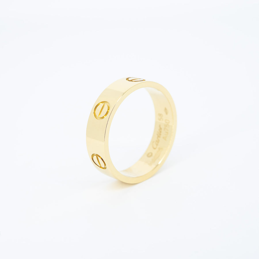 แหวน Cartier Love Ring 18K Yellow Gold Size 58# (Used) #vrcarimt 7353