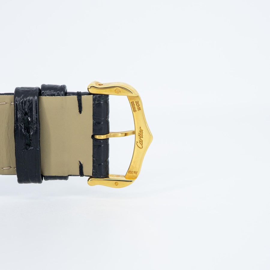 นาฬิกา Cartier Tank Solo, Large Model, Quartz Movoment 18K Yellow Gold Size L# (Used) #vrcaw 7371